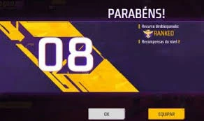 Conta Free Fire Lv8  Para Jogar Ranqueada