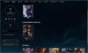 Conta Lol, desde 2017, MMR Baixo. - League of Legends
