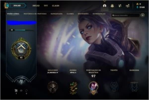 Conta Lol, desde 2017, MMR Baixo. - League of Legends