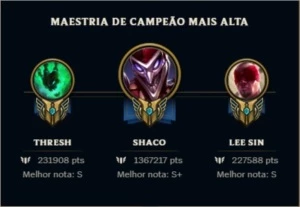 Conta league of legends LOL