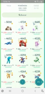 Conta Pokemon Go Lv.48 Ultra rara