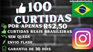 R$2,40 200 CURTIDAS REAIS E BRASILEIRAS - INSTAGRAM - Redes Sociais