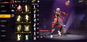 Conta Free fire muito gemada