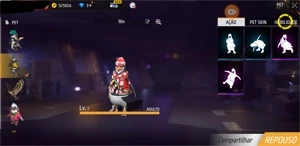 Conta Free fire muito gemada
