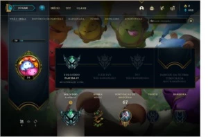 Conta League of Legends (LOL) Platina IV