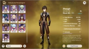 ZHONGLI(C1) , VENTI , + 3 ARMAS 5⭐ - Genshin Impact