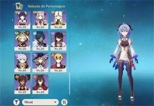 Vendo conta xiao C1+yae miko+venti C1+baal+zhongli mais 8 5* - Genshin Impact