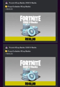 2800 Vbucks baratos - Fortnite