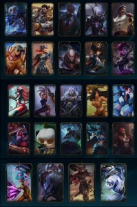 Conta League of Legends, Gold, 89 Champions, 45 skins LOL