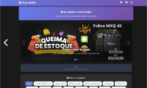 Script Shop Mobile Em Php Versão 2025 - Serviços Digitais