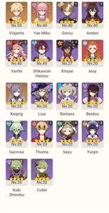 Hutao+Kazuha+Ganyu+Yae Miko - Genshin Impact