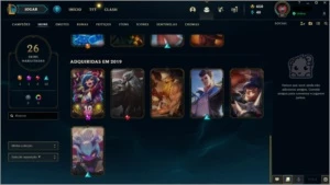 V > Conta 26 skins smurf - League of Legends LOL