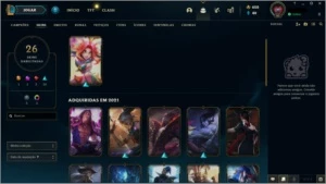 V > Conta 26 skins smurf - League of Legends LOL