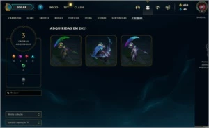 V > Conta 26 skins smurf - League of Legends LOL