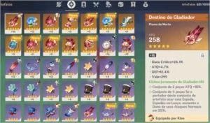 VENDO 5 ⭐ VENTI + KLEE + QIQI + MONA + HARPA CELESTIAL - Genshin Impact