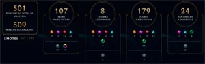Conta League of Legends, mais de 100 skins. LOL
