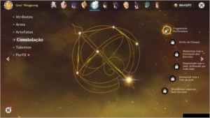 Conta AR53 com Itto, Eula, Zhong, Benny + Noelle C6 - Genshin Impact