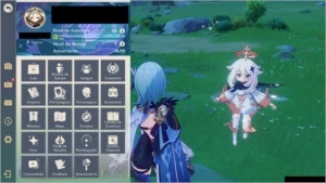 Conta AR53 com Itto, Eula, Zhong, Benny + Noelle C6 - Genshin Impact