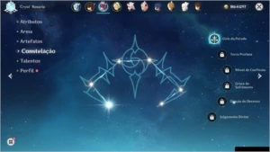 Conta AR53 com Itto, Eula, Zhong, Benny + Noelle C6 - Genshin Impact