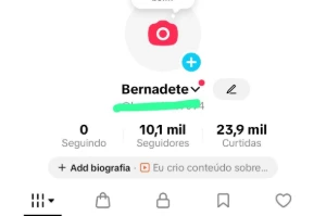 Conta Do Tiktok Monetizada + Shop Ativo +10K Seguidores - Redes Sociais