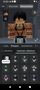 Conta de Roblox um pouco gemada