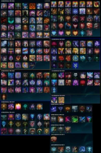 Conta LOL (PLAT4 Solo, PLAT4 Flex), todos os campeões - League of Legends