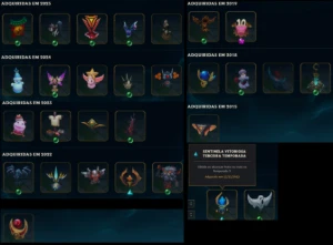 Conta LOL (PLAT4 Solo, PLAT4 Flex), todos os campeões - League of Legends