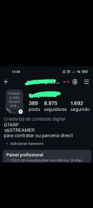 Conta Instagram 8 mil seguidores reais - Redes Sociais