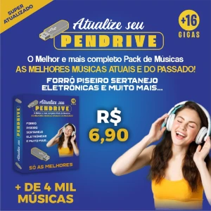 Pack de Músicas Atualizadas 2024 (Pendrive Digital) - Outros