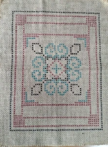 Tela para bordar em juta TJ-93 - 50 x 40 cm - Artesanato e Personalizados