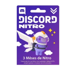 Discord Nitro Gaming 3 Mêses+ 6 Impulsos/ENTREGA IMEDIATA