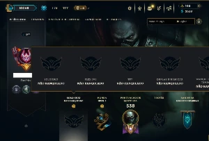 Unranked com TODOS os Champs e 273 Skins +5 Vitoriosas