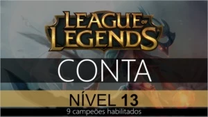 Conta lvl 13 smurf para upar - League of Legends LOL