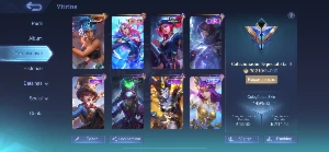 Conta (Mobile Legends) 76 Heróis e 145 Skins