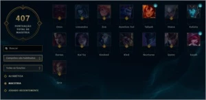 Conta Ouro V solo e flex quase full champion + 95 - League of Legends LOL