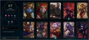 Conta Gold 4 com 67 skins - League of Legends LOL