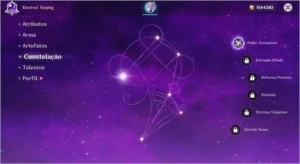 Mona, Keqing e Venti C1 (AR45+) +12 4* - Genshin Impact