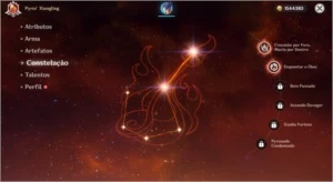 Mona, Keqing e Venti C1 (AR45+) +12 4* - Genshin Impact