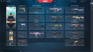 Conta ex-radiante com 58 skins - Valorant