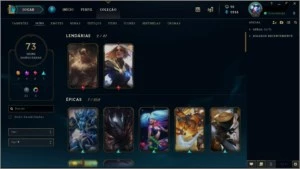 Conta League of Legends de 2012 (raridade). LOL