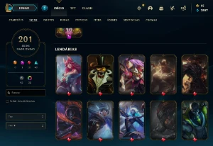 Conta Lol Mono Kat 201 Skins E Vários Espólios - League of Legends