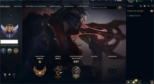 Conta com +260 skins SUPER DESAPEGO - League of Legends LOL