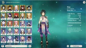 Raiden C1 + Kokomi + Eula + Hutao + Xiao + Venti + Zhongli🌟 - Genshin Impact
