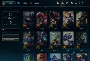 Conta DIAMANTE 4 | 68% Win - Lol (League Of Legends) Elomoon