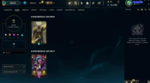 Conta Ferro De 2018 - 2 Skins - 25 Campeões - League of Legends LOL