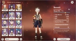 AR 58 NA - Ganyu, Raiden, Venti, Yae Miko  e Mais!!!! - Genshin Impact