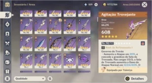 AR 58 NA - Ganyu, Raiden, Venti, Yae Miko  e Mais!!!! - Genshin Impact