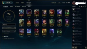 Conta platina 27win - League of Legends LOL