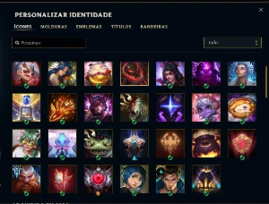 Vendo conta de LOL - atualmente diamante 3 / ex grão mestre - League of Legends