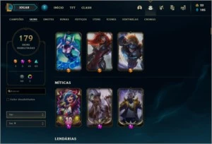 Conta Gold4, 123 champ - League of Legends LOL